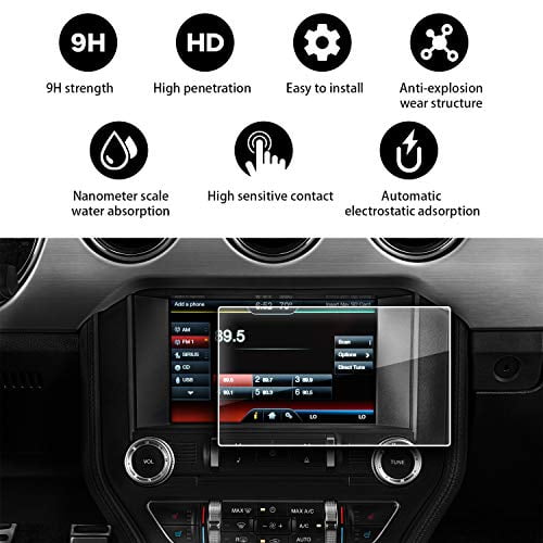9H Anti-Scratch and Shock Resistant YEE PIN C-HR Touch Screen Protector for 2019 2020 C-HR 8 Inch Center Control Touchscreen Navigation 8 Inch 